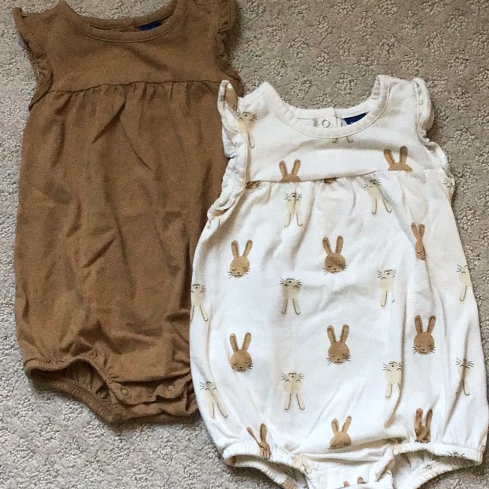Old Navy 12-18 month rompers